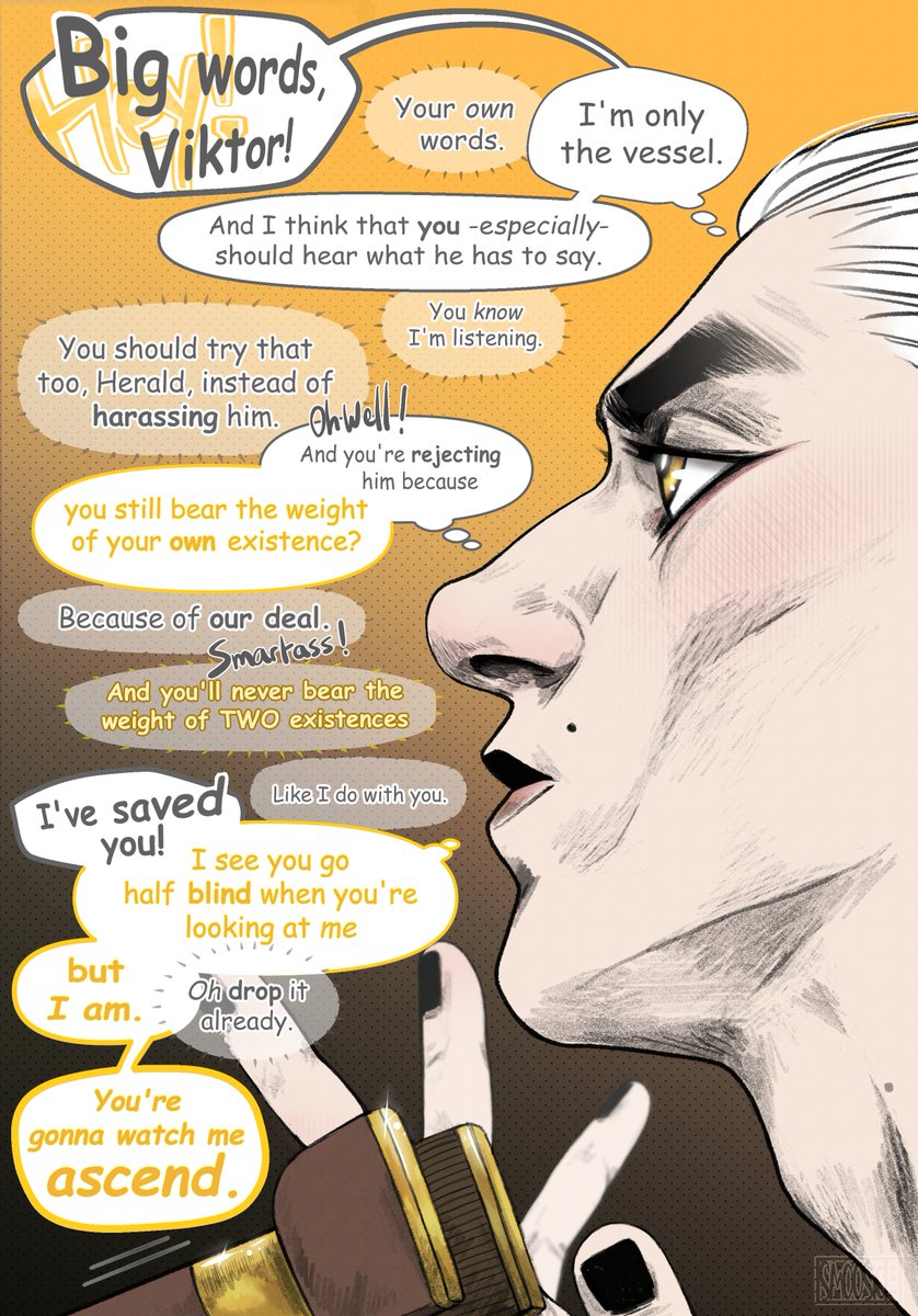 MsSmoosie's tweet photo. What's the deal with them (literally)
S2 - Act 1 - The Love You Want (p.12)
#Hextoken (#Arcane x #SleepToken)
➡️ Link in bio https://t.co/T06iOq5XxT