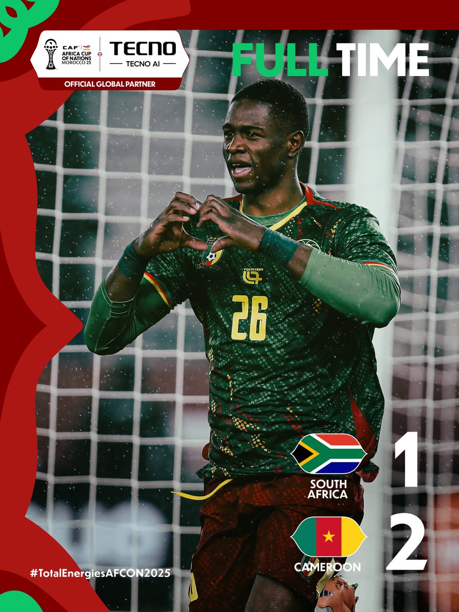 🇨🇲 Titulaire avec le Cameroun hier, Danny disputera les quarts de finale de la CAN face au Maroc ! 👏 #TeamAJA