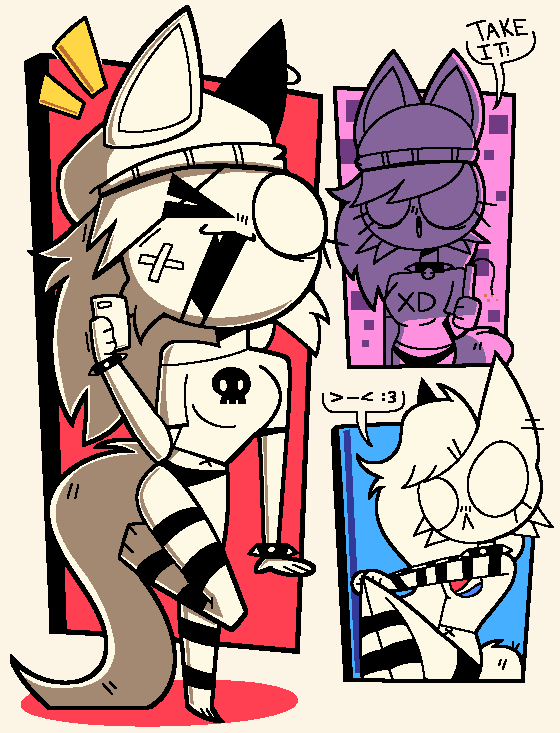 ToastTank's tweet image. Web Cat from 2009 (thx to @OuhMathEw for letting me draw Shaya in an art trade)