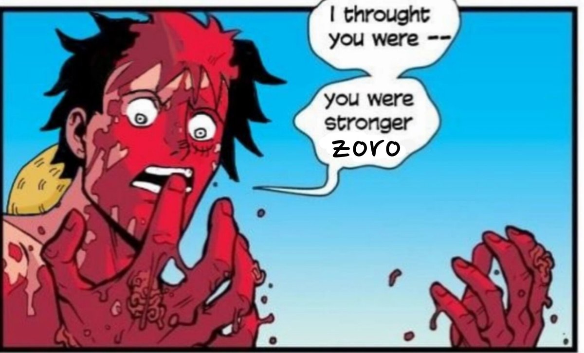 Base Luffy after using a Gum Gum Pistol: