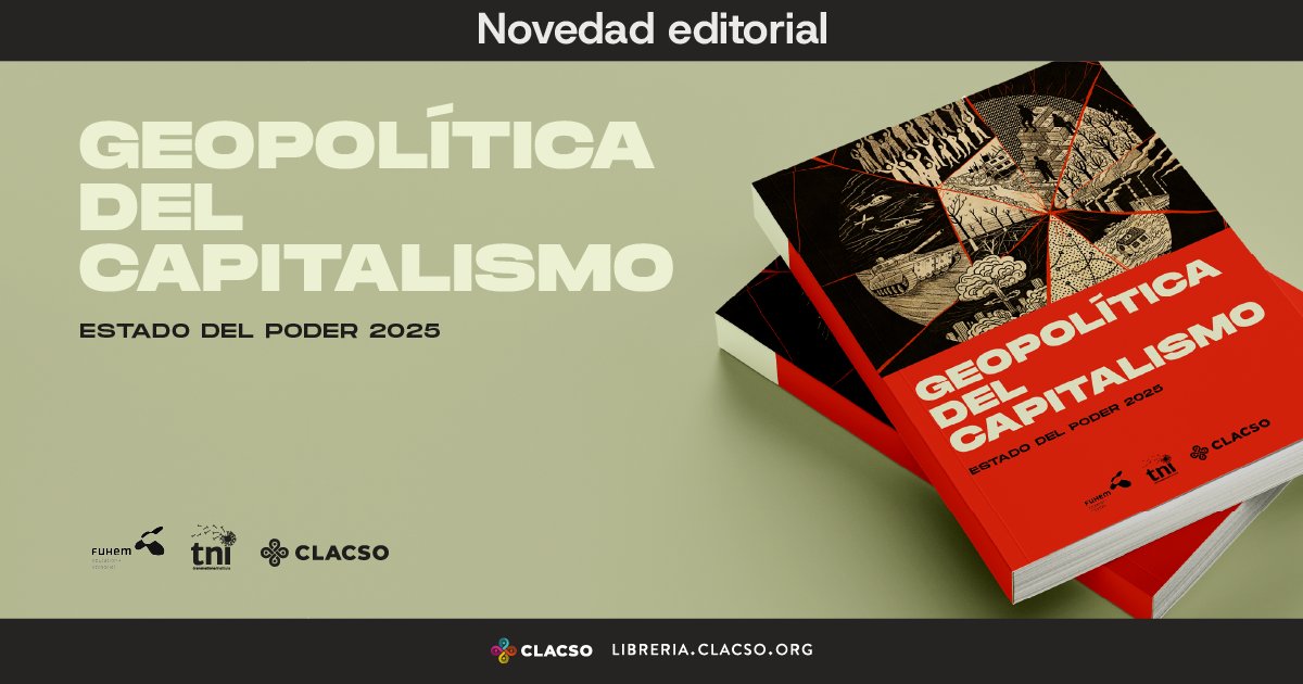 📚 Libro recomendado — Geopolítica del capitalismo. Estado del poder 2025 🌍📉

Este volumen ofrece herramientas teóricas para comprender las transformaciones estructurales del sistema internacional y los desafíos que enfrenta la democracia y la soberanía en este contexto.

Un