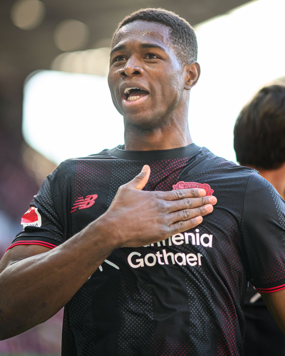 Christian Kofane made his professional debut on 11 January 2025.

Since then he's:

▪️ Scored in the Segunda
▪️ Joined Bayer 04
▪️ Scored in the Bundesliga
▪️ Scored in the Champions League
▪️ Scored in the DFB-Pokal
▪️ Made his Cameroon debut
▪️ Scored a last-16 winner at AFCON