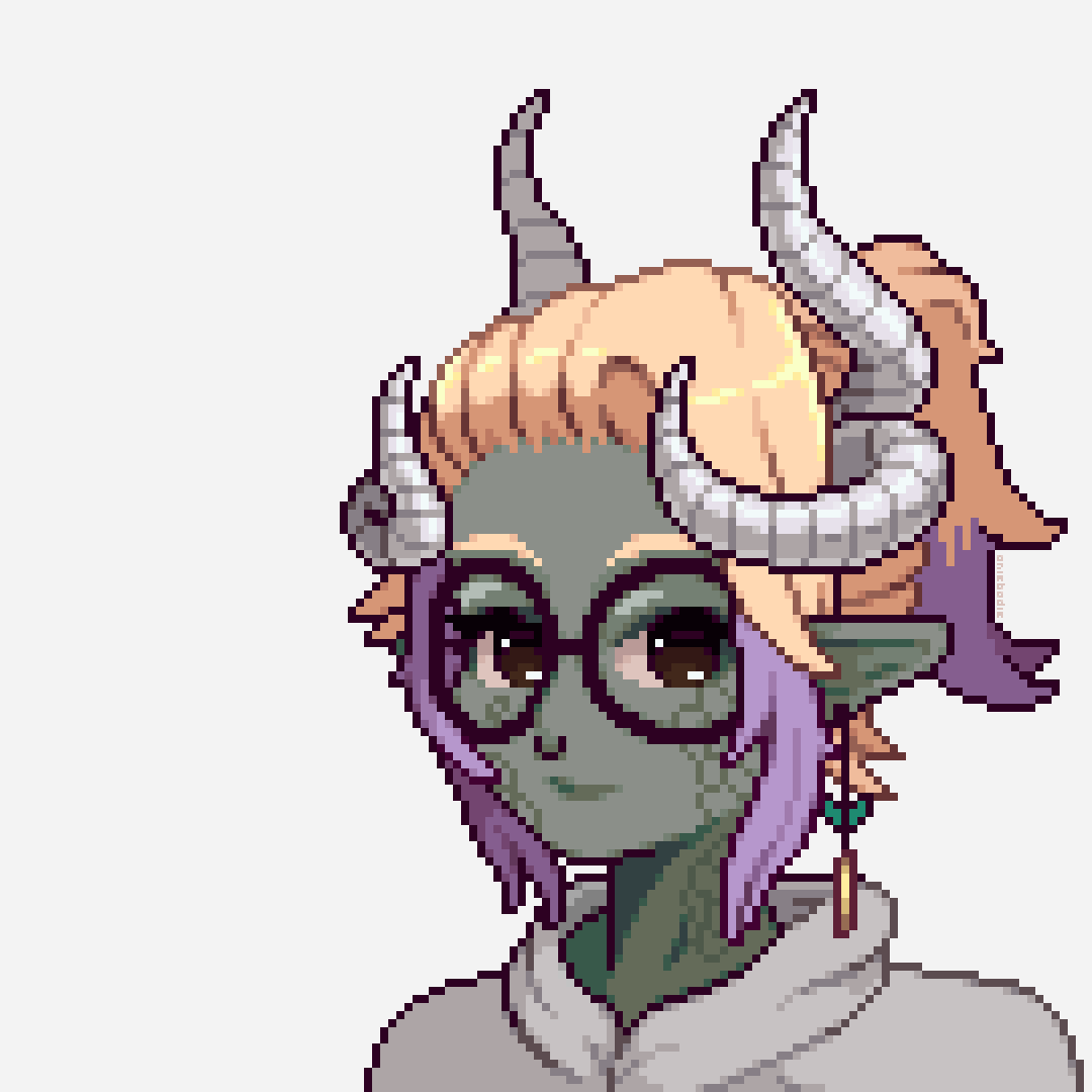 Portrait for a friend #pixelart #ドット絵