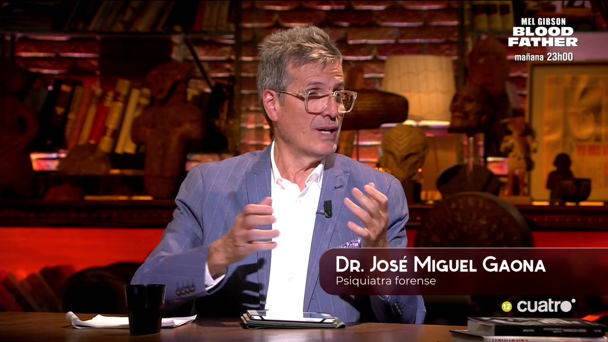 Dr. José Miguel Gaona <a href="/doctorgaona/">José Miguel Gaona</a> 
Psiquiatra forense #CuartoMilenio