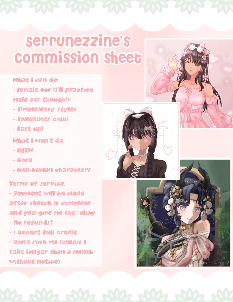 ❀ 𝚂𝚎𝚛𝚛𝚞𝙽𝚎𝚣𝚣𝚒𝚗𝚎 ❀ COMMS OPEN (0/1) tweet media
