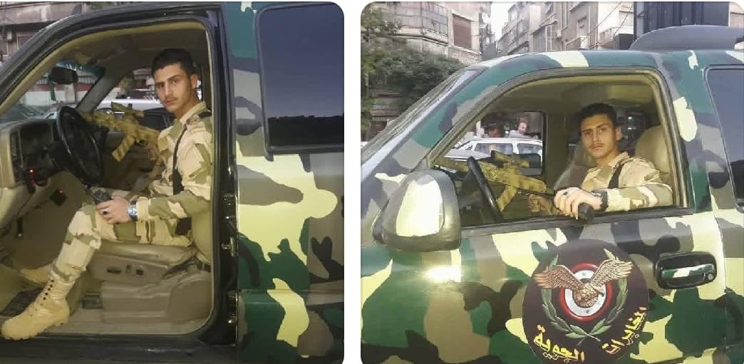 برسم الاجهزة الامنية اللبنانية 
موجود في #جبل_محسن قتيبة جابر خولي من حمص شبيح كبير بدمشق ومشارك بمجزرة التضامن.