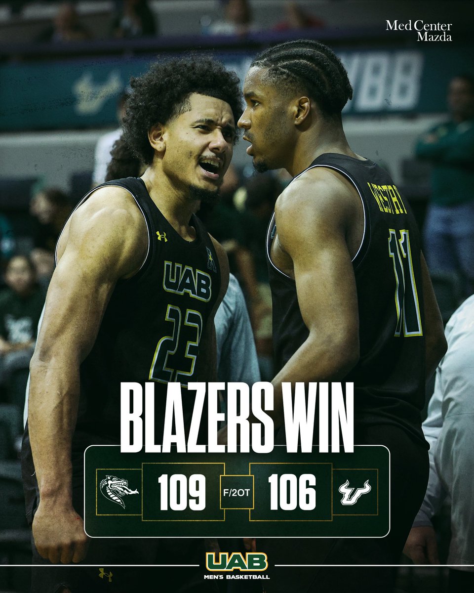 UAB_MBB's tweet image. ROAD BLAZERS 🔥🐉

#WinAsOne