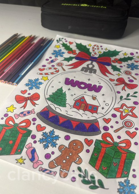 Top 3 #ColorWOWmas pages 🎨
Congrats to <a href="/xtukangx/">Tukang</a> <a href="/ClaudiaDanila/">Claudia D</a> <a href="/clancycalls/">Clancy</a>

Drop your WOW or WOWg Token ID in the comments - 
Your PFP is going in the next coloring book by <a href="/pertsevart/">Pertseva</a> !