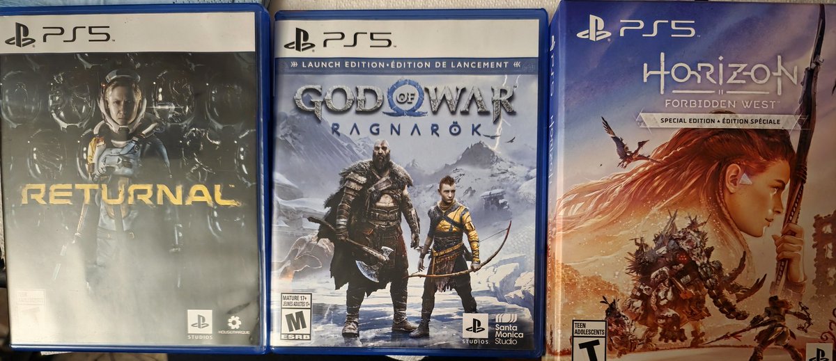 Vileself's tweet image. Got a new TV and a new sound system but no new games to play. Which one of these should I revisit?