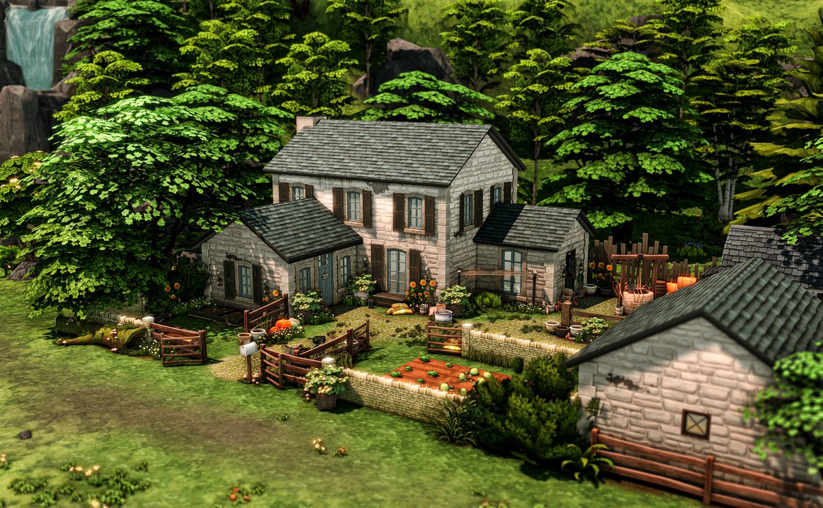 Rheya28__'s tweet image. Sally's Cottage #TheSims4 #ShowUsYourBuilds