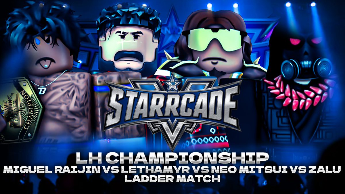 At Starrcade 5..  

#MiguelRaijin will be defending his intercontinental championship against 3 other mens in a ladder match. could he keep the belt ? #NWO2026 #StarrcadeV
