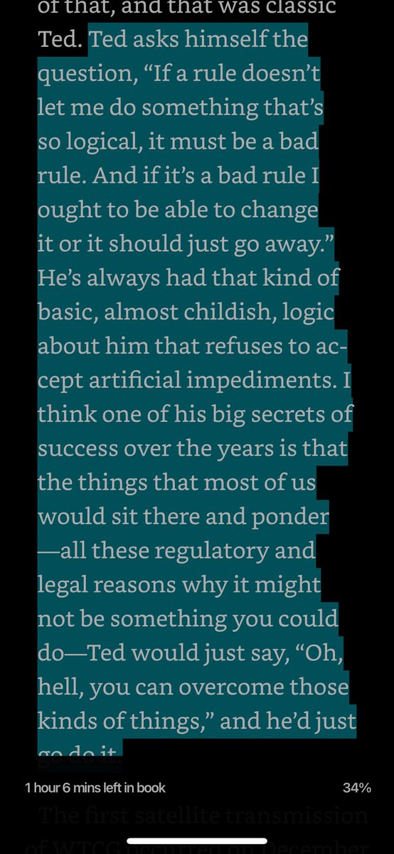 CEOs: Be like Ted Turner (referenced below). Always ask “is this rule logical?” Refuse to accept arb