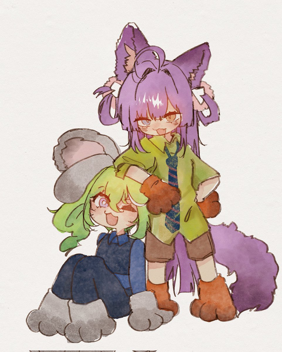 minarii_0's tweet image. #shibuki_art
#riko_art 
주토피아 코스프레한 부키리코