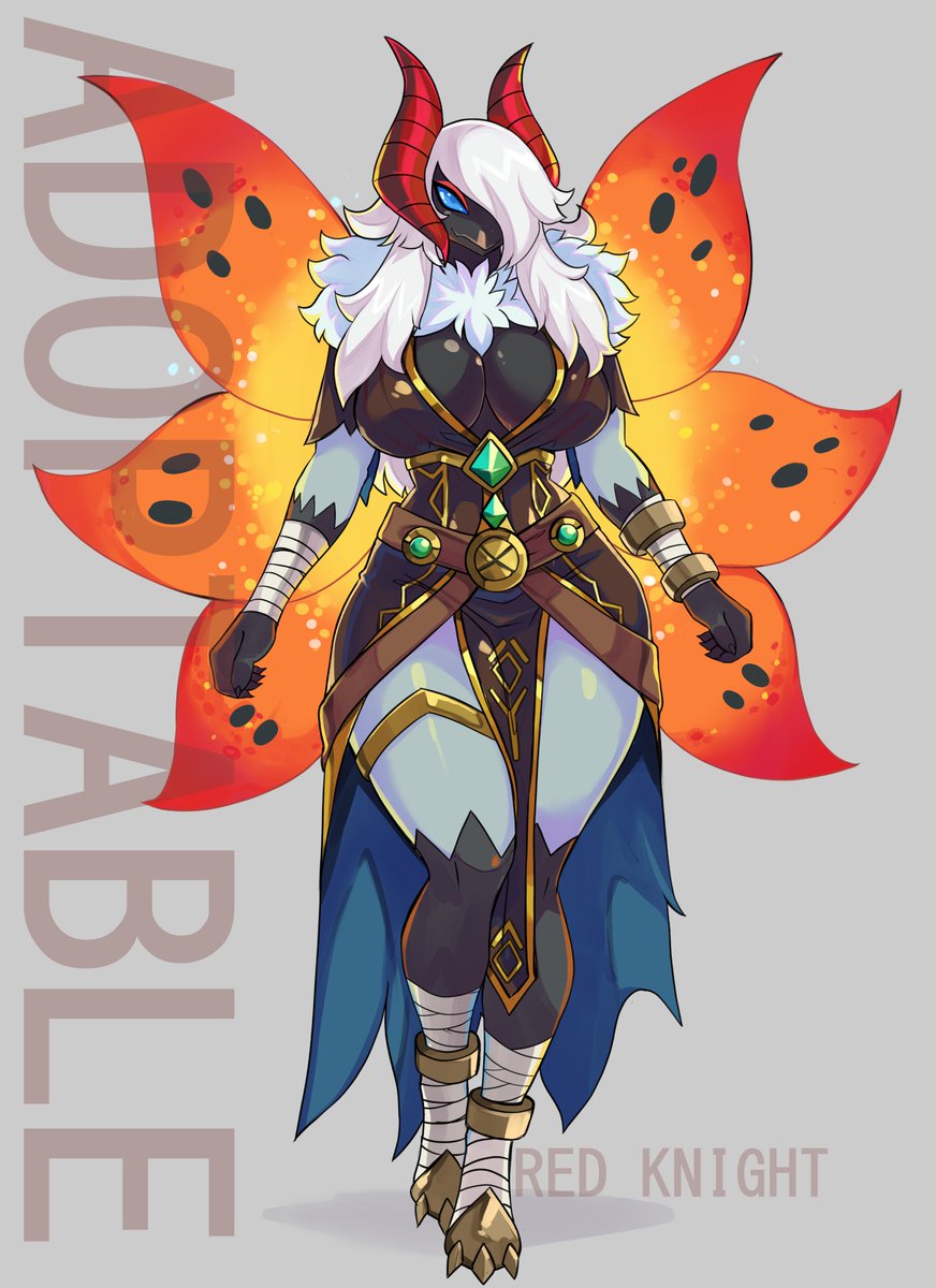 New OC up for adoption! - Fire Shaman Volcarona. 

The link to place your bid is in the comments below! 👇
(Bidding ends in just 24 hours!)