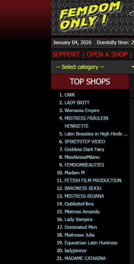 terrapaul's tweet photo. @dominaladybritt @DOMINITY2 I am glad that the hottest Mistress @dominaladybritt 's shop is on top list on https://t.co/X5hpyL77E3 https://t.co/ZNGPUjhH57