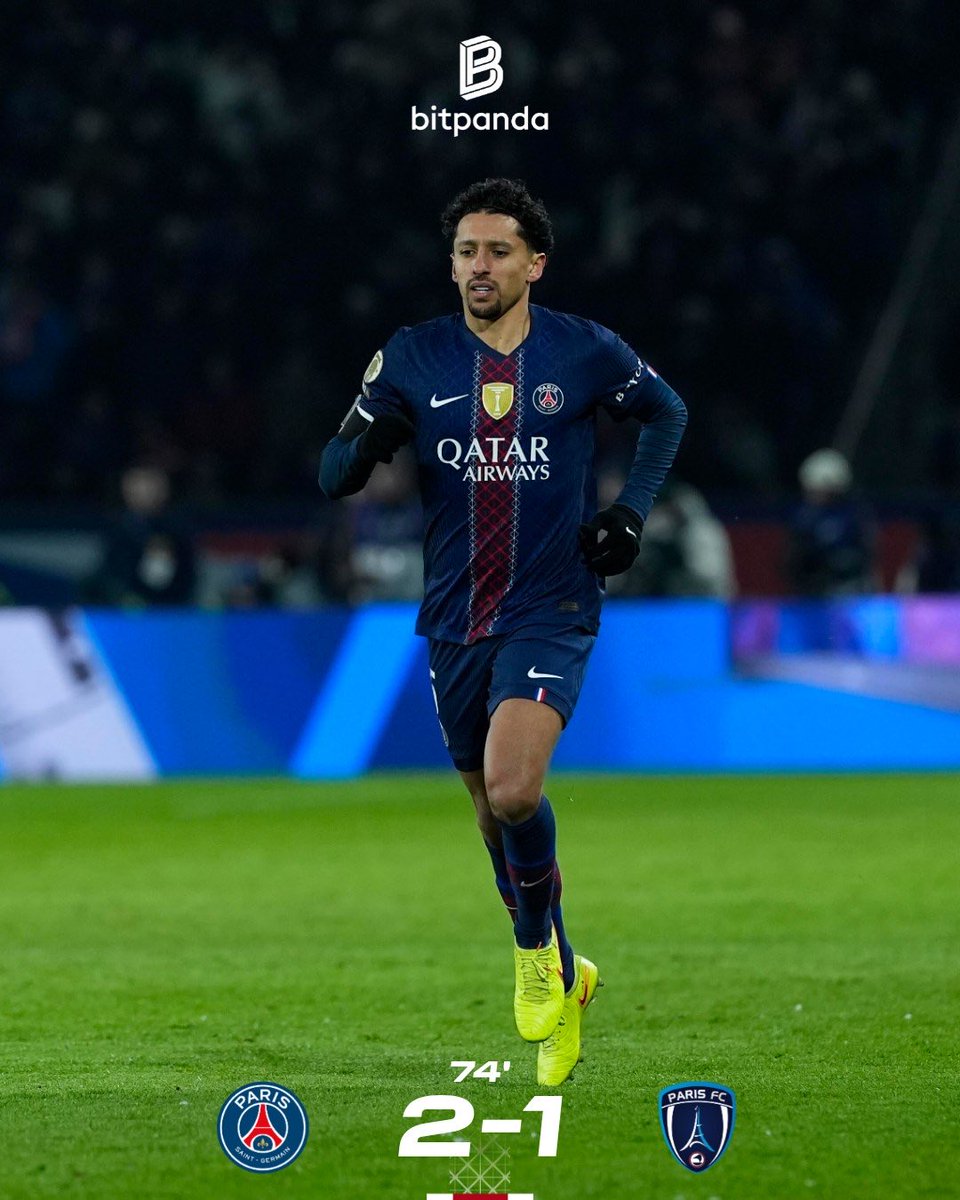 PSG_English's tweet photo. ⏱️ 74‘I Ⓒ 🇧🇷
 
#PSGPFC I 2-1 https://t.co/Vq6soz2PQf
