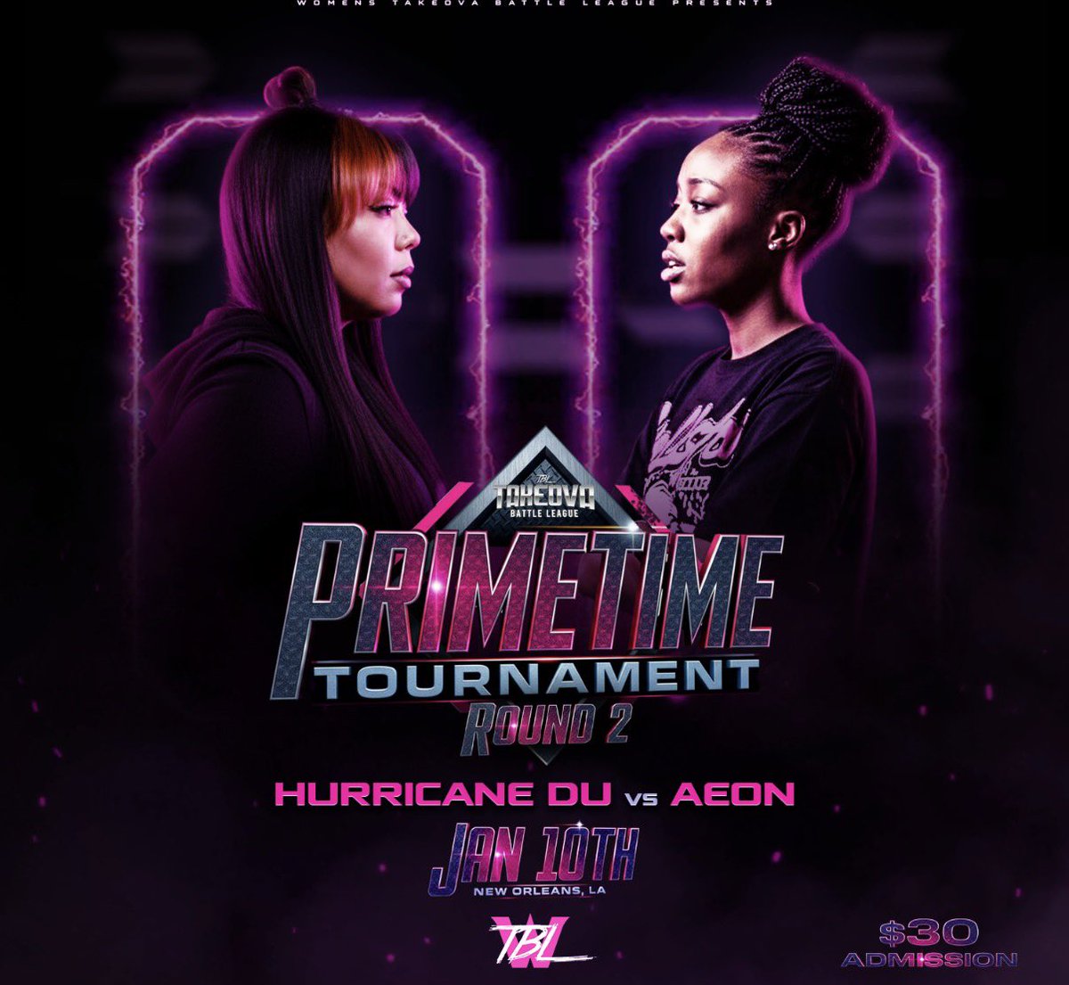 TheHurricaneDu's tweet image. I think every last battle bout to be a goody 🙌🏽💥 #WTBL
New Orleans, January 10th 💁🏽‍♀️

Tix: tbl.ticketspice.com/mgs3
PPV: rapgrid.com/tblnola