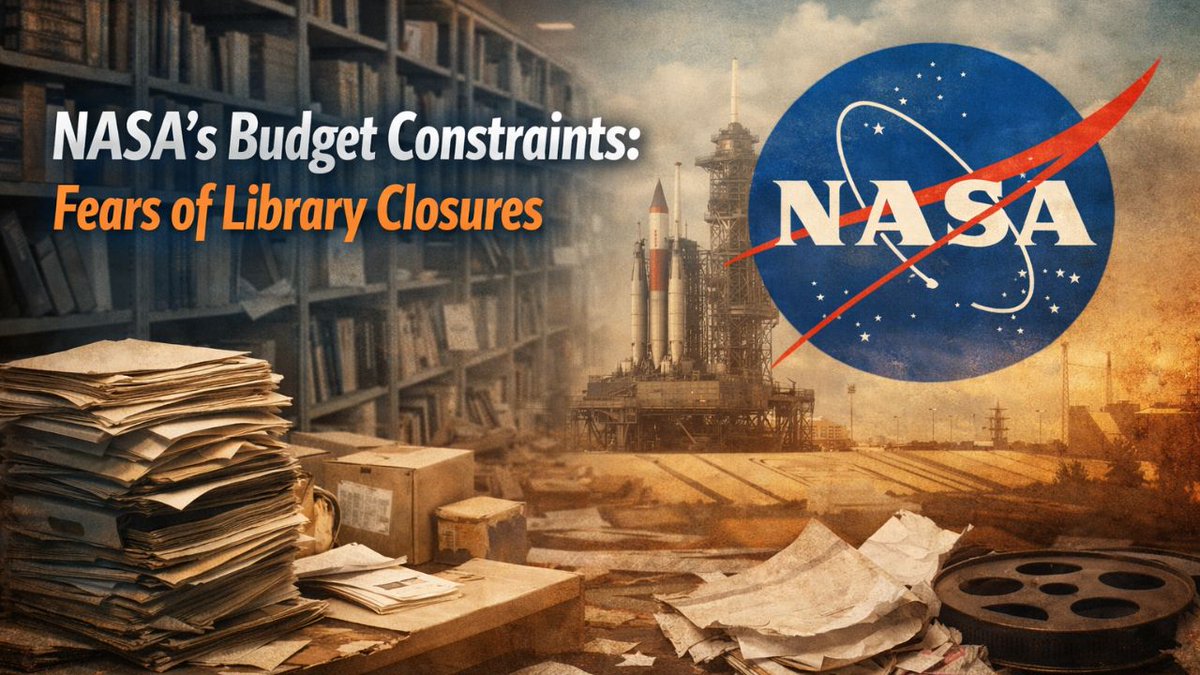sikandedjam's tweet image. NASA’s Budget Constraints: Fears of Library Closures
NASA budget cuts and possible library closures raise fears of losing vital records, historic research data, and scientific knowledge.
directnewsupdates.com/nasas-budget-c…
#NASA #NasaSpaceAppsChallenge #libraryclosures #nasabudget #research