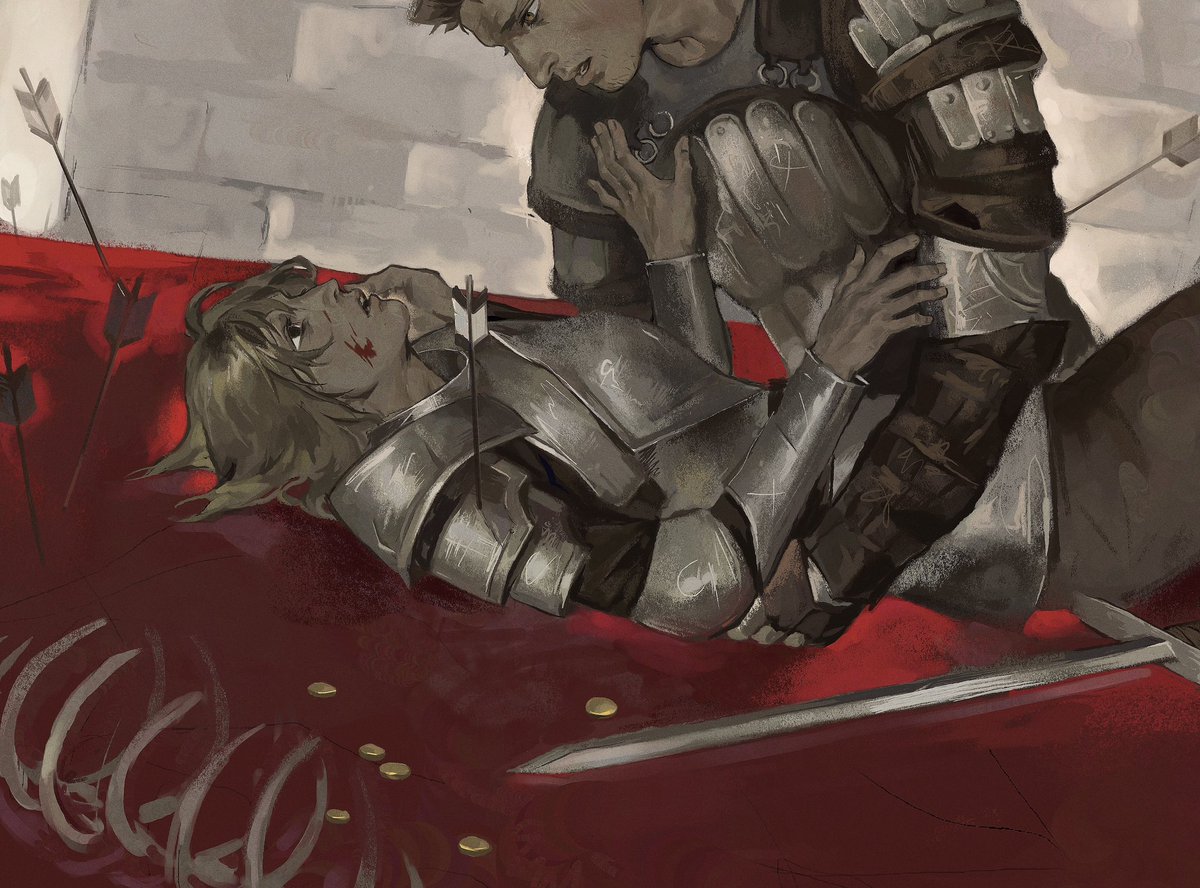 gemmsenn's tweet image. necessary sacrifice 

hero of ferelden x alistair #dragonage #dragonageorogins #dao