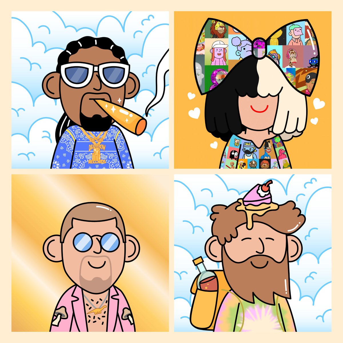 official collabs with

snoop dogg, sia, diplo, dillon francis, and more

gotta be the most underrated honorary collection in the space