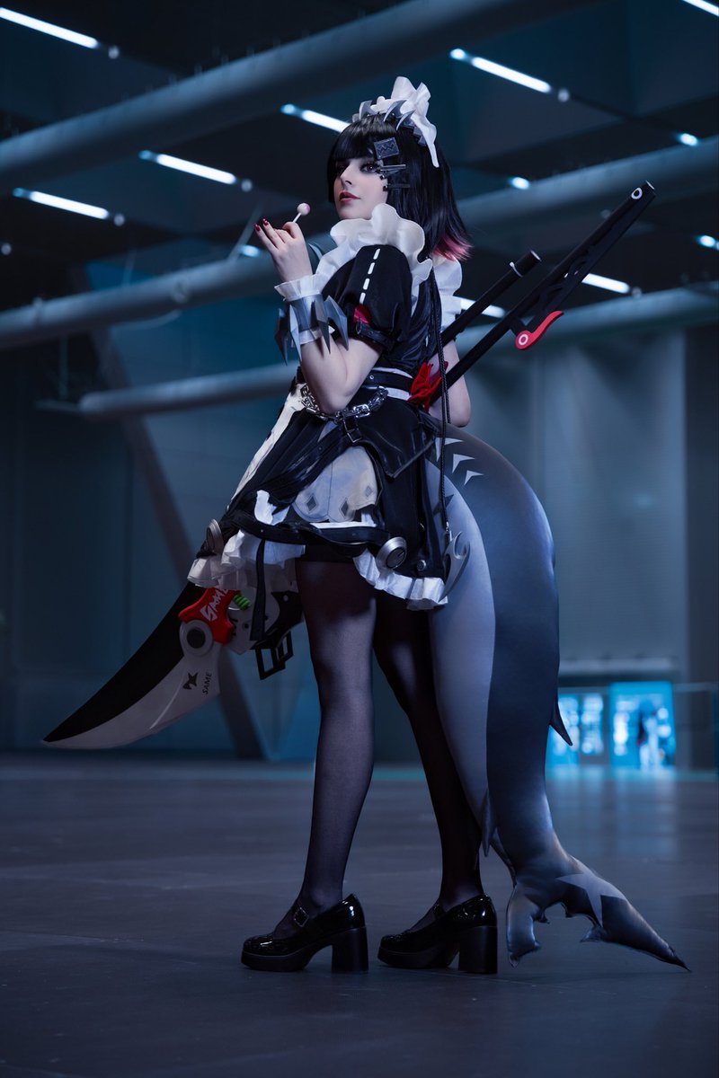 safineon's tweet image. Ellen Joe day! 🦈🖤

#zzzero   #ゼンゼロ   #ZenlessZoneZero  #EllenJoe