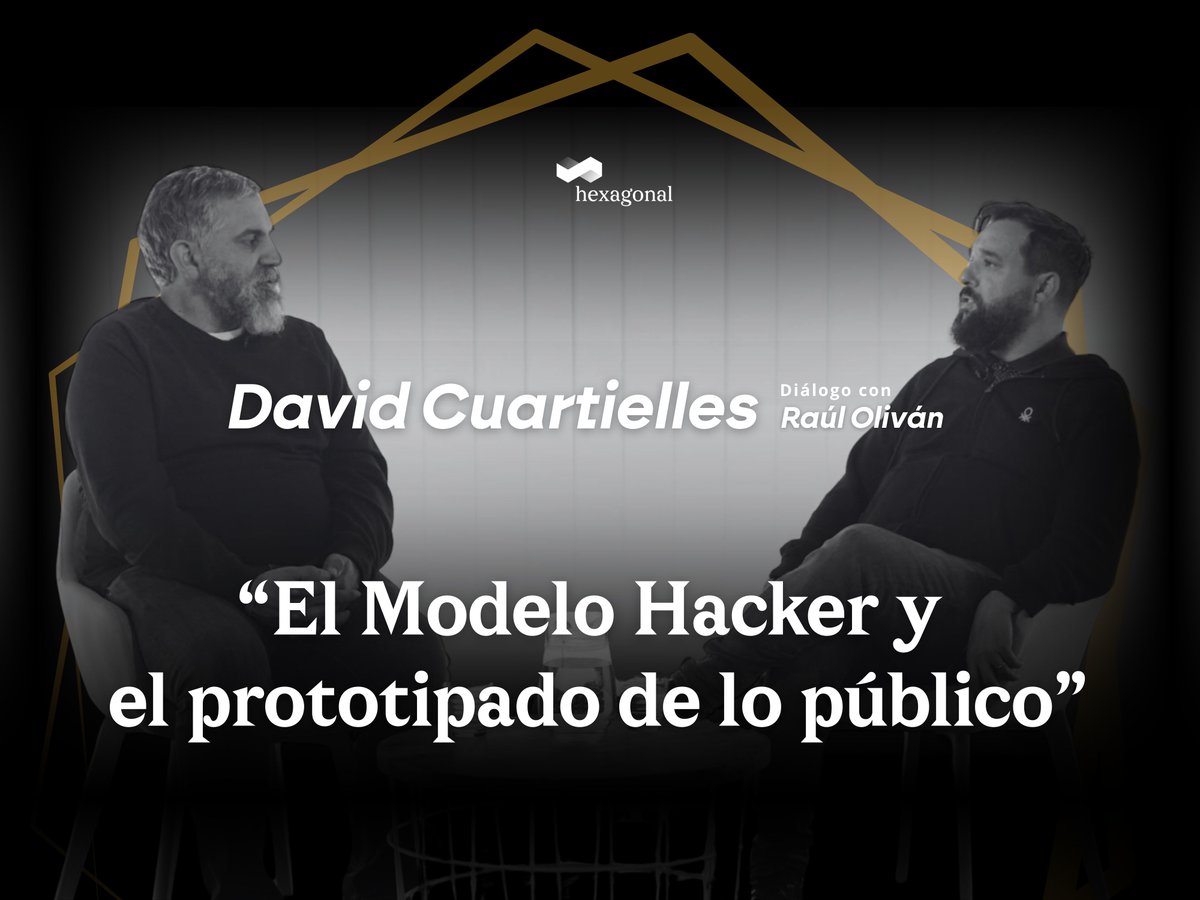 Ética hacker, cultura del prototipo, <a href="/arduino/">Arduino</a>, la tecnología como servicio… ¿Y qué puede aprender la democracia (y la educación) de esas maneras de hacer?

⚪Diálogo de <a href="/raulolivan/">Raúl Oliván</a> con <a href="/dcuartielles/">David Cuartielles</a> #DerechoAlFuturo

🟠#Blog resumen y #Video completo: 
acortar.link/Smk7Km