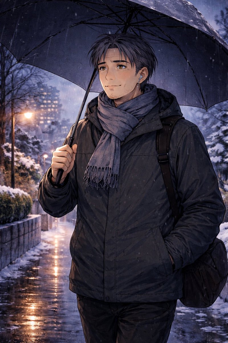 おはようございます。月曜日です。
今朝はまだ真っ暗で雨も降っていましたが、ほんの少しだけ散歩をしました。ストレッチをしてから出たので、寒さの中でも体は動きました。

今日から仕事始めですが、嫌がらず、前を向いて、１日がんばれ！