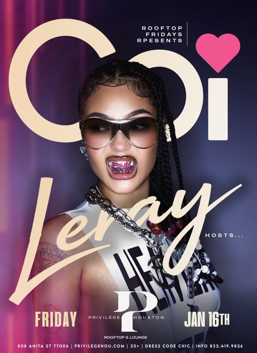 coi_leray's tweet image. Houston 16th 💋