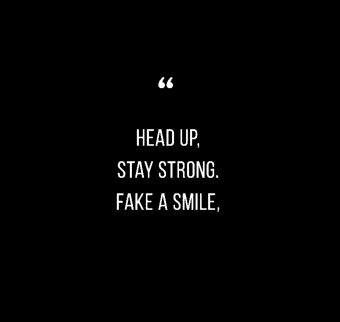 head up!! 🧢 #staystrong
