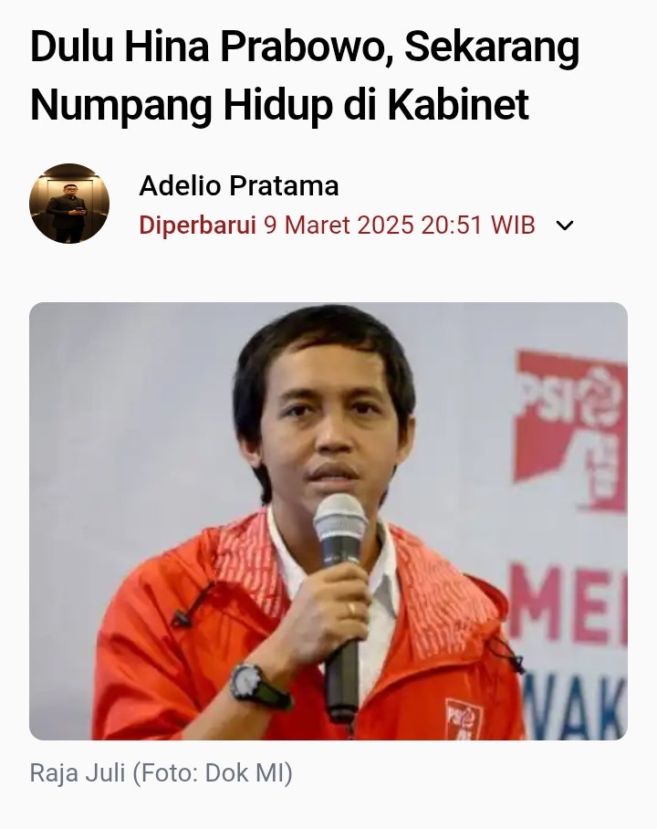 Bukannya sudah biasa kita denger orang mengais rejeki dengan jelek-jelekin Pak Prabowo dan keluarga? Gak perlu juga disikapi berlebihan. Apalagi cuma komedi.
