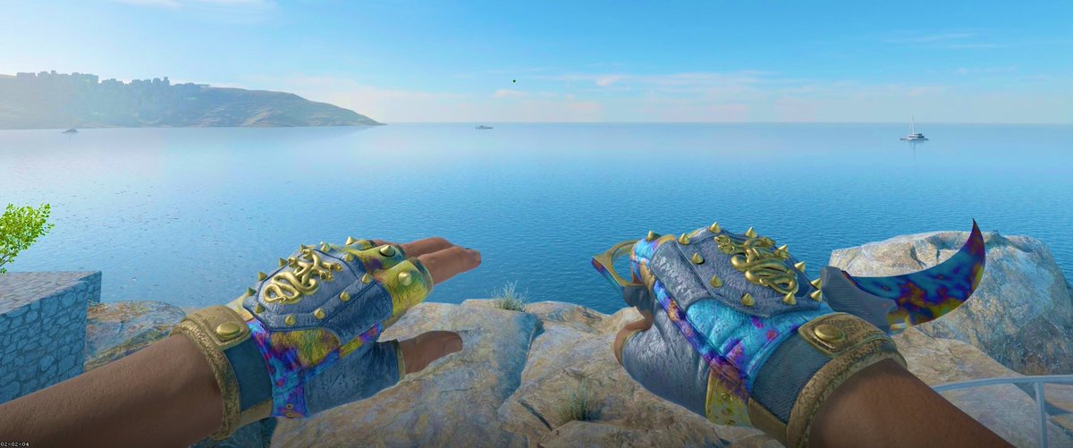 case hardened gloves patt. 393 

W/

karambit patt. 205