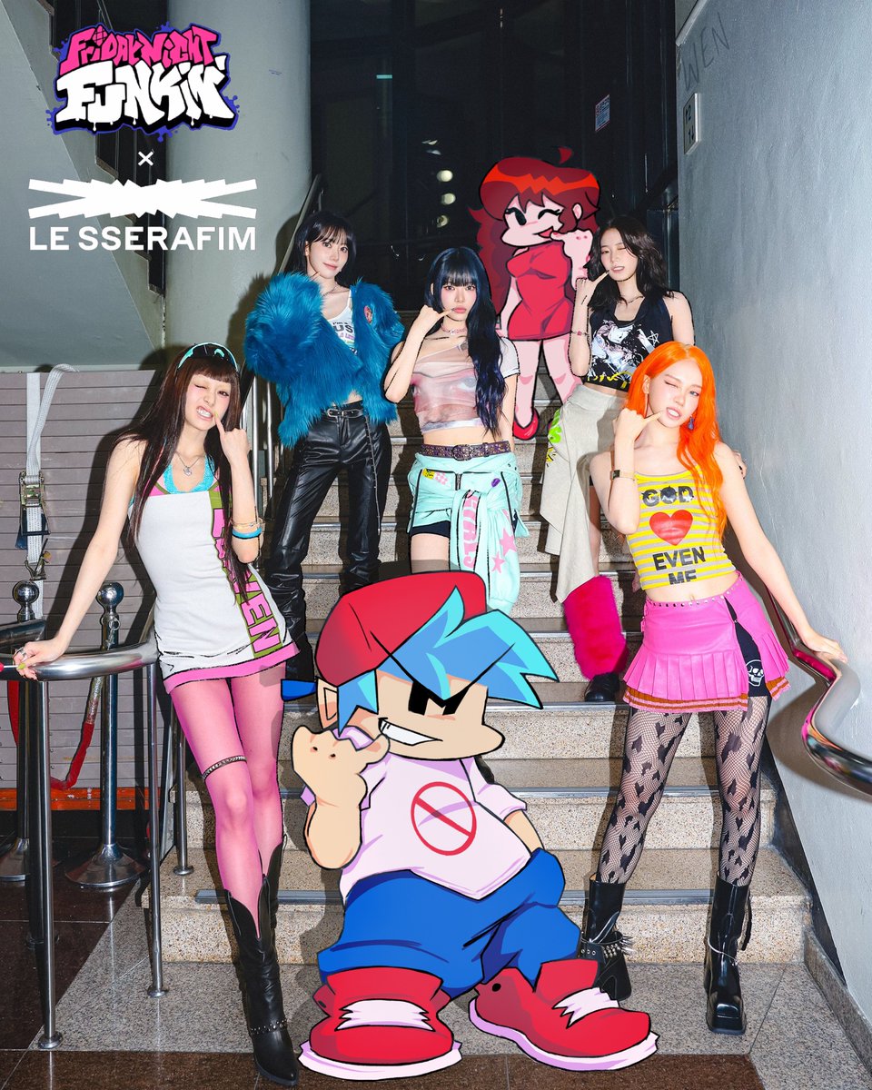 gimmekt's tweet image. eat it up, eat it eat it up!

#lesserafim #fnf