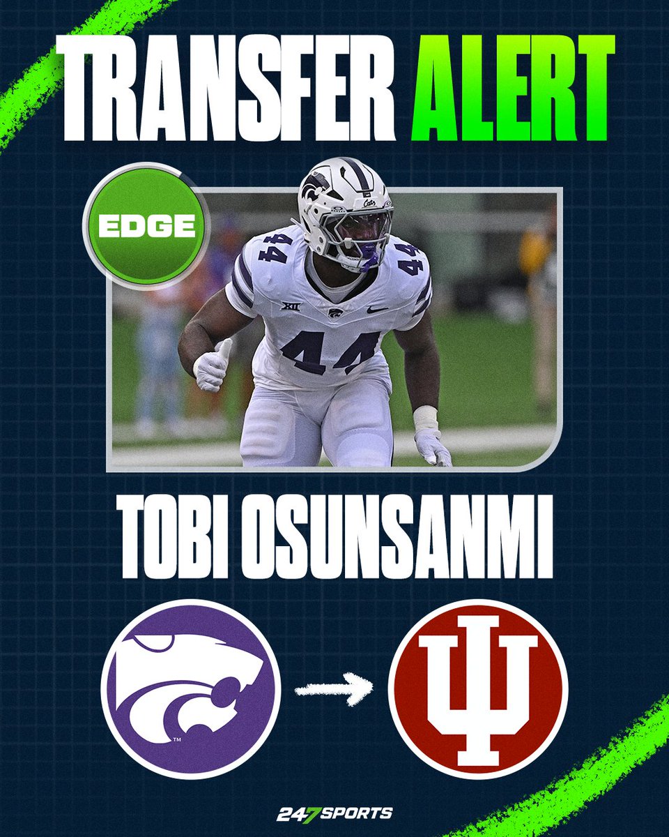 #iufb has added one of the top edge prospects from the transfer portal to the roster for the 2026 season in Tobi Osunsanmi (<a href="/OsunsanmiTobi/">Tobi Osunsanmi 🇳🇬</a>).  #Indiana #Hoosiers

247sports.com/college/indian…