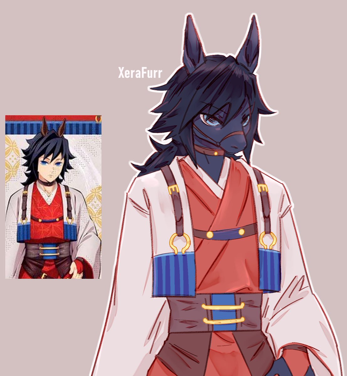 XeraFurr's tweet photo. Giyu 🐴

#GiyuTomioka #Furryart https://t.co/Q65KehOaJi
