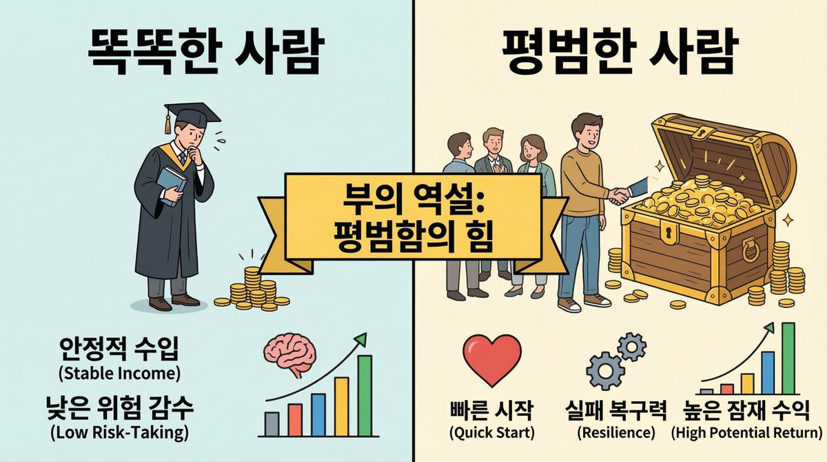 주변에서 돈 제일 잘 버는 사람이 제일 머리 좋은 사람인가요? 아마 아닐 거예요.

북유럽에서 수만 명을 오래 추적한 연구가 있는데요. 처음에는 예상대로 머리 좋은 사람이 돈도 많이 벌었어요. 근데 소득이 어느 선을 넘어가니까 이상한 일이 벌어졌어요. 제일 많이 버는 사람들의 평균 지능이