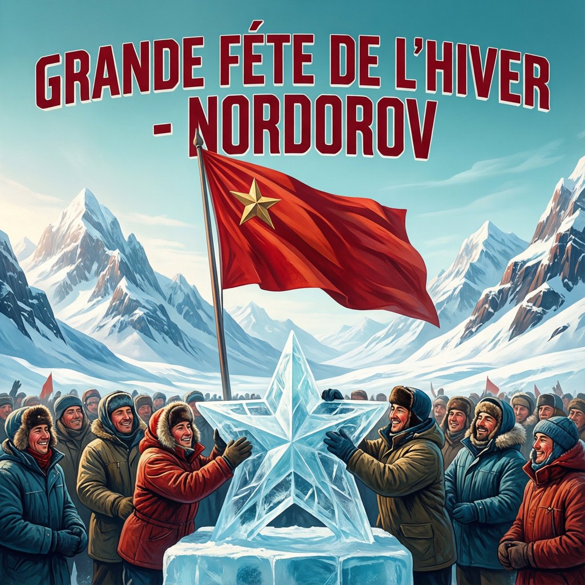 RDPA_PRESIDENT's tweet photo. La Grande Fête de l'hiver de Nordorov arrive à grand pas, avec ses célèbres -25C et son Birshu si réconfortant. J'y serai et vous ? | #RDPA #Nordorov #Micronation #Socialisme #revolution https://t.co/94Z3dbCPM0