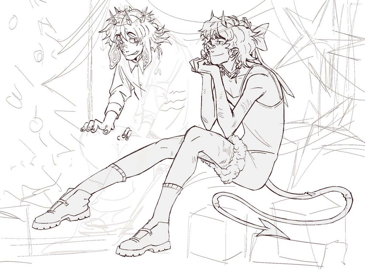 wip I never finished for christmas #clingyduo #dsmp
