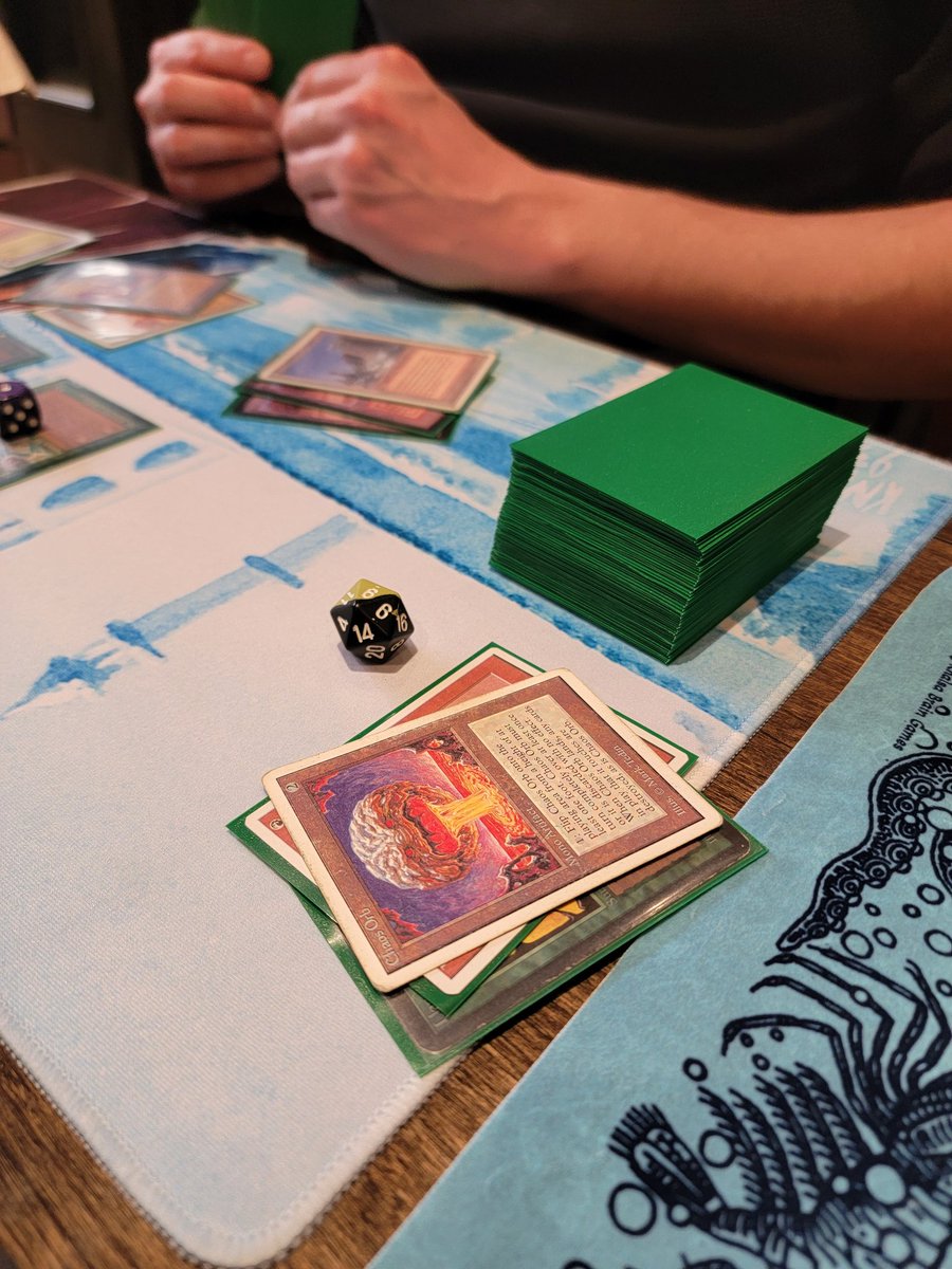 First Sunday #OldSchoolMTG at <a href="/MoxBoarding/">Mox Boarding House</a> with the Twisters 🌪️🧙🏽‍♂️🌪️