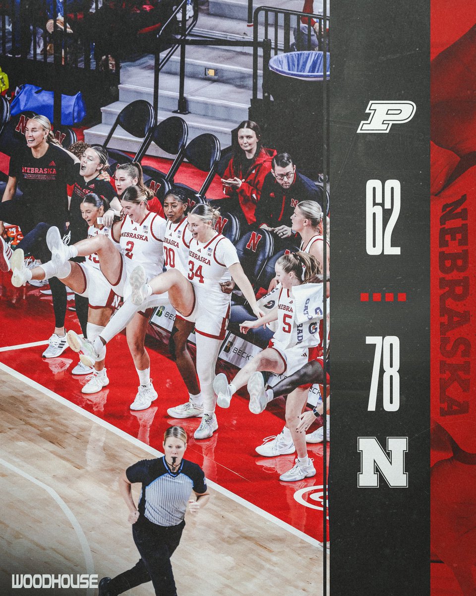 HuskerWBB's tweet image. won the day‼️