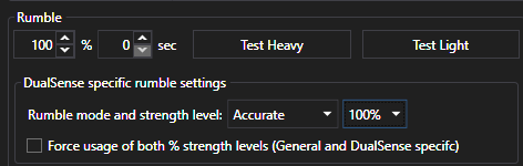 _qmjj's tweet photo. @ManMilk2 Download DS4Windows and there is a Test Rumble feature that allows you to test if your DualShock vibration works. You can do a light or heavy rumble and this is both wired and wireless. 😭😭 https://t.co/hsWcZMai6m