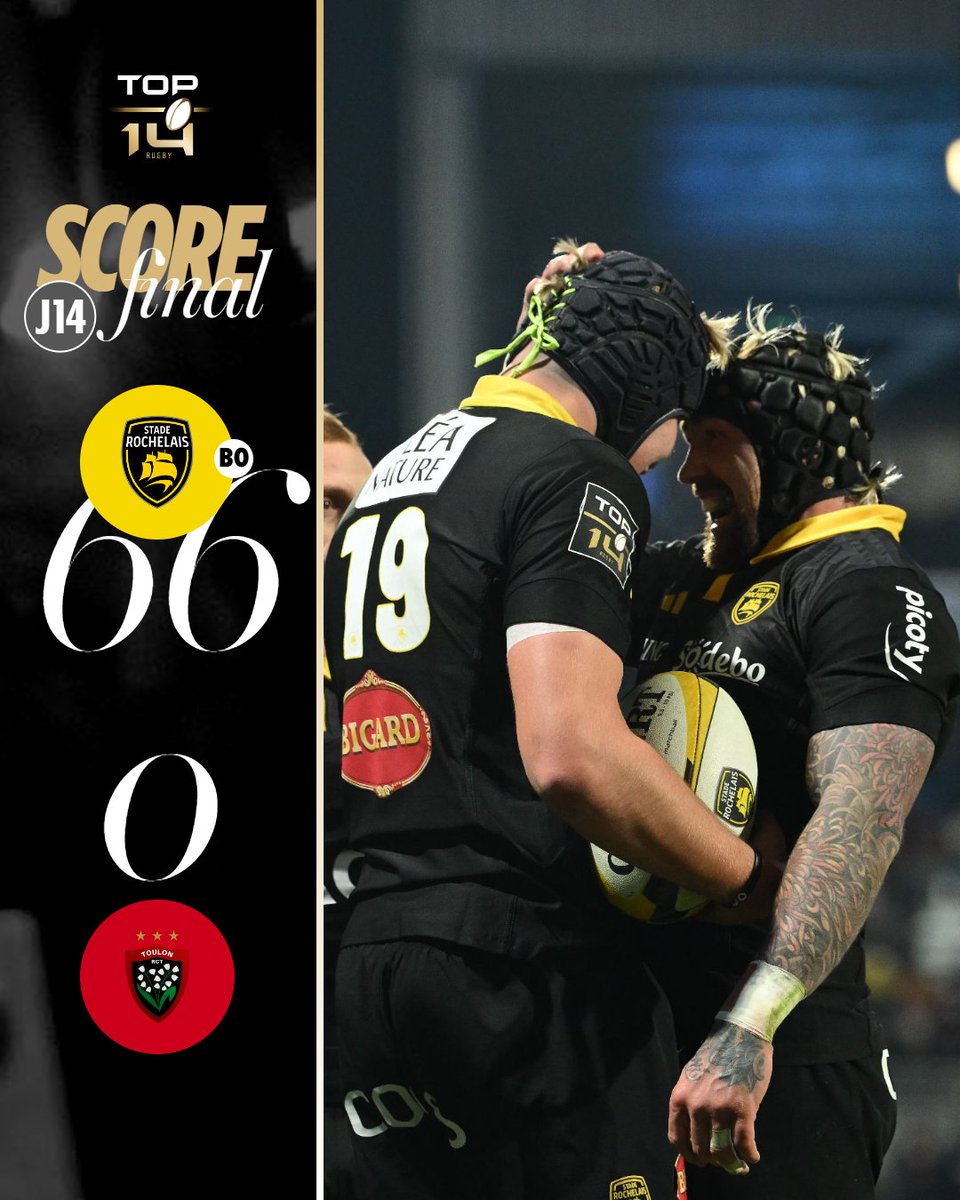 top14rugby's tweet image. 10 ans de guichets fermés, 10 bougies de soufflées et 10 essais marqués ! La fête est totale pour le @staderochelais 🎂
#TOP14