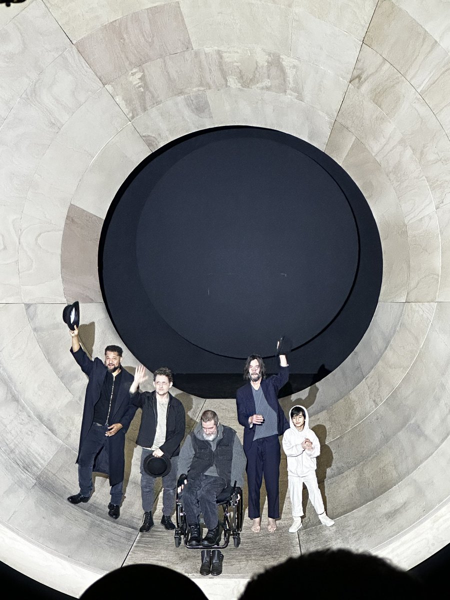 Last day of Waiting for Godot on Broadway! Truly “excellent” seeing Keanu and Alex Winter reunited.