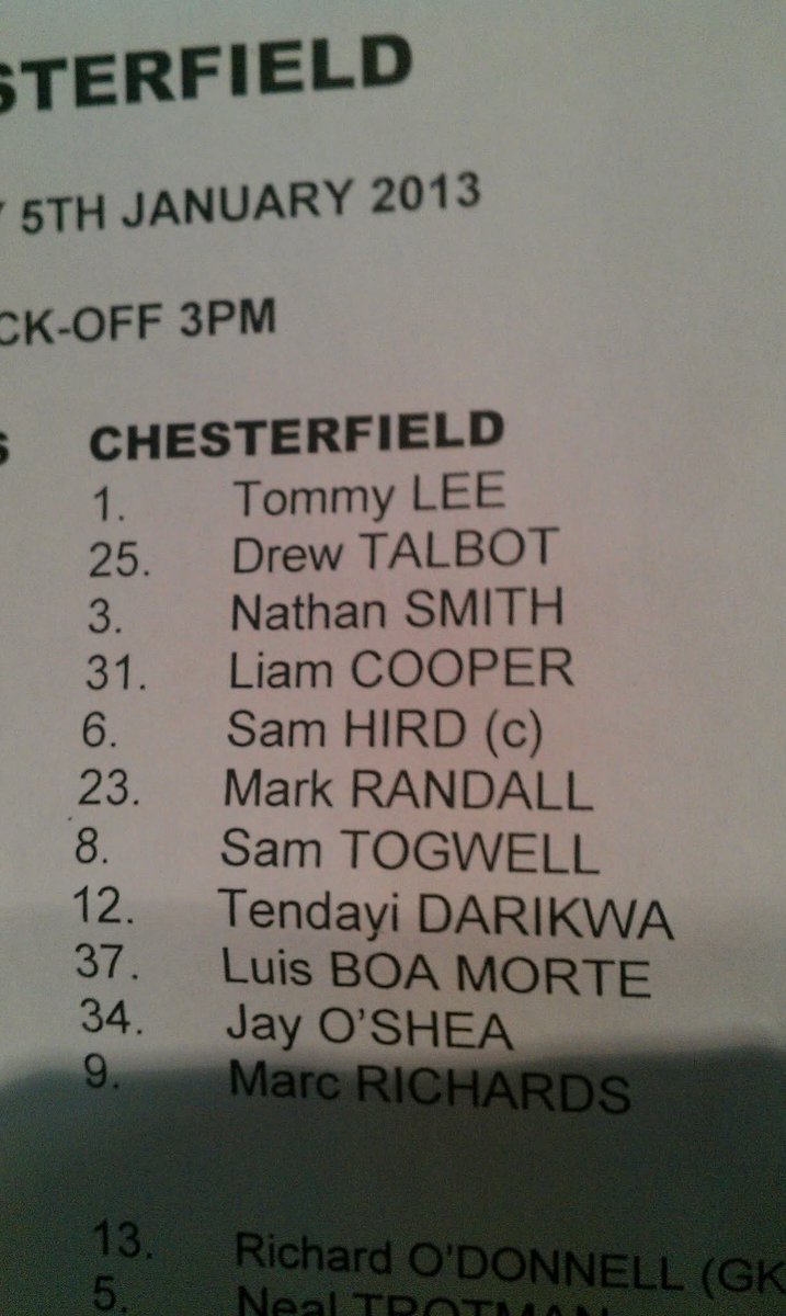 Been to hundreds of Wycombe games over the years and as a Arsenal fan, its always interesting to see ex-Arsenal players pop up. 

13 years later, I now work with number 8 Sam Togwell at <a href="/BeaconsfieldFC/">Beaconsfield Town FC</a>. 

Funny how life works out. 🐏