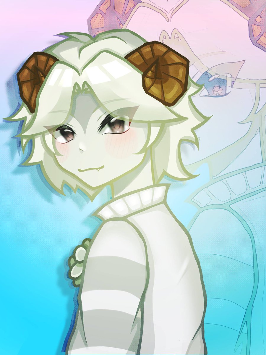 Hey! <a href="/SoyS3BASTIA/">SoyS3BASTIAN</a> 
I really liked your OC, so I decided to draw it, also soyG is my dream skin in forsaken, sooo ;)