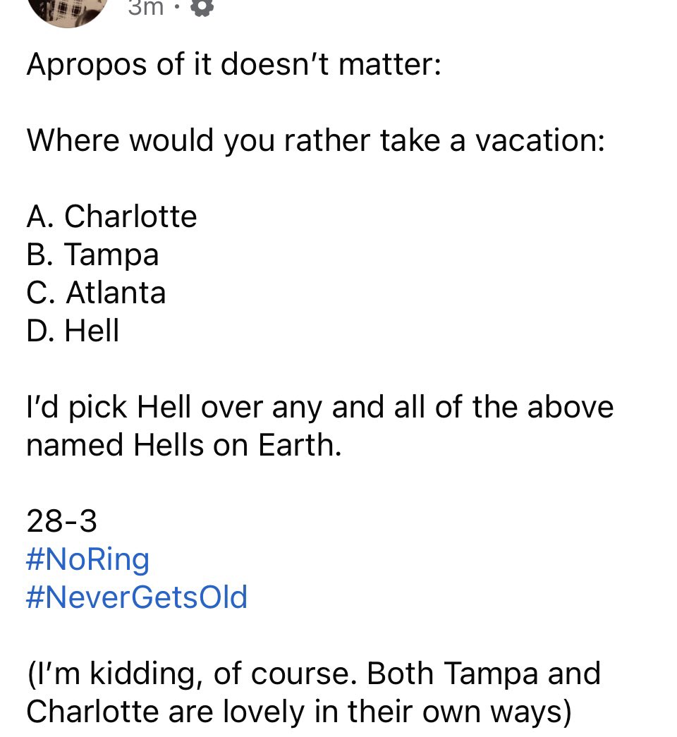 Rare cross-post from the Book of Faces.