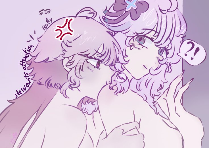 Xyl0ph0ne7th's tweet photo. #evermarch #evernight #March7th #Marchcest #hsr #HSRFanart #HonkaiStarRail yeah normal evermarch without clothes hehe!~ https://t.co/diPjv4aYLu