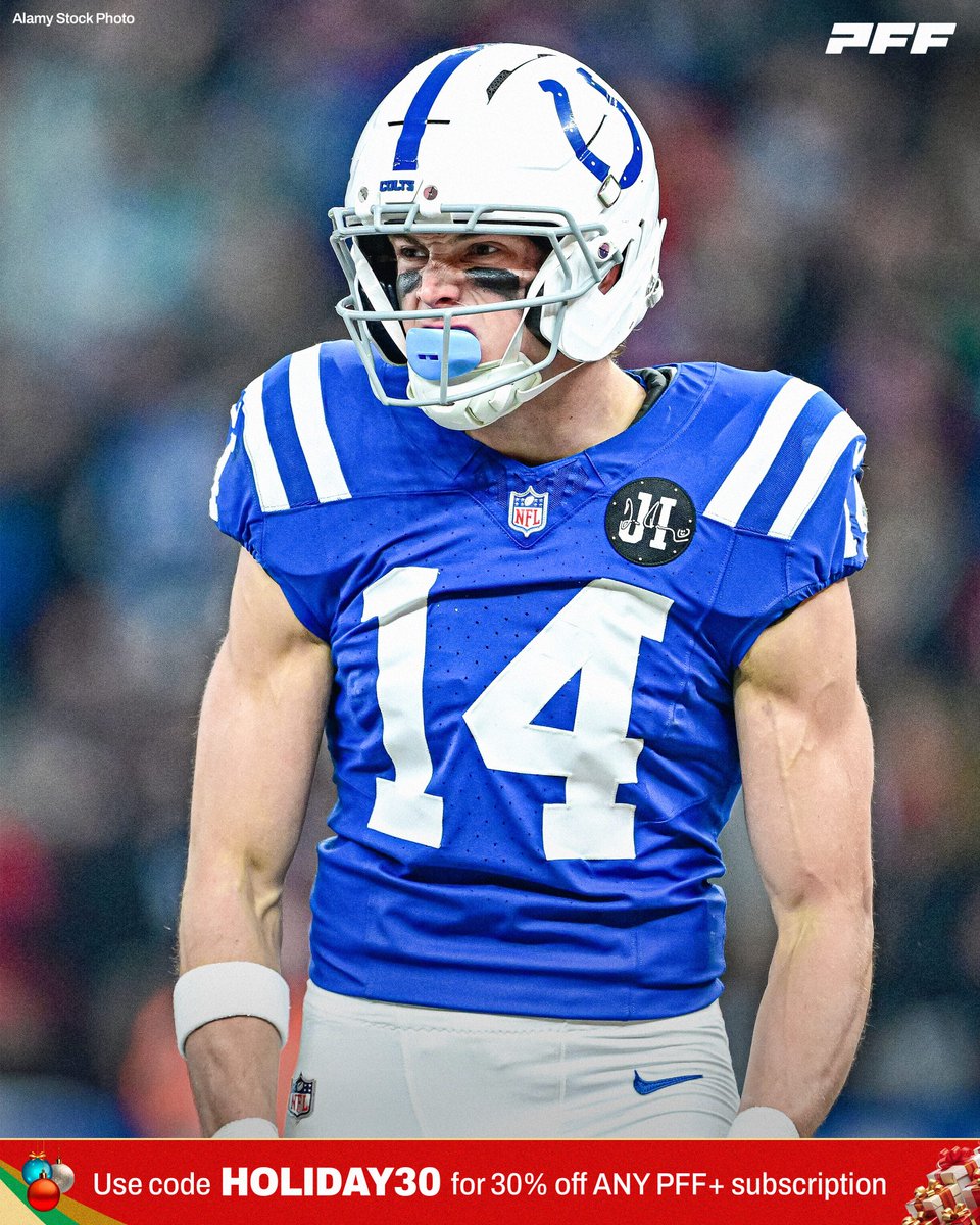 Alec Pierce finished the season with 1,003 yards on just 47 receptions 

The fewest catches to reach 1,000 yards since DeSean Jackson in 2010 🤯