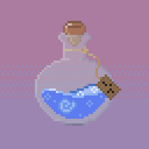 purplebat17's tweet photo. mana potion 64x64 #weeklypixels #pixeart #aseprite #pixel https://t.co/vMzRoveHHe