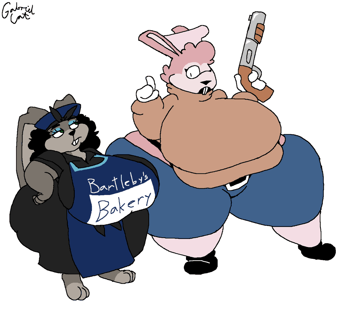 Hey guys, i wanted to draw Mama Rabbit (i still dont know if thats her ...