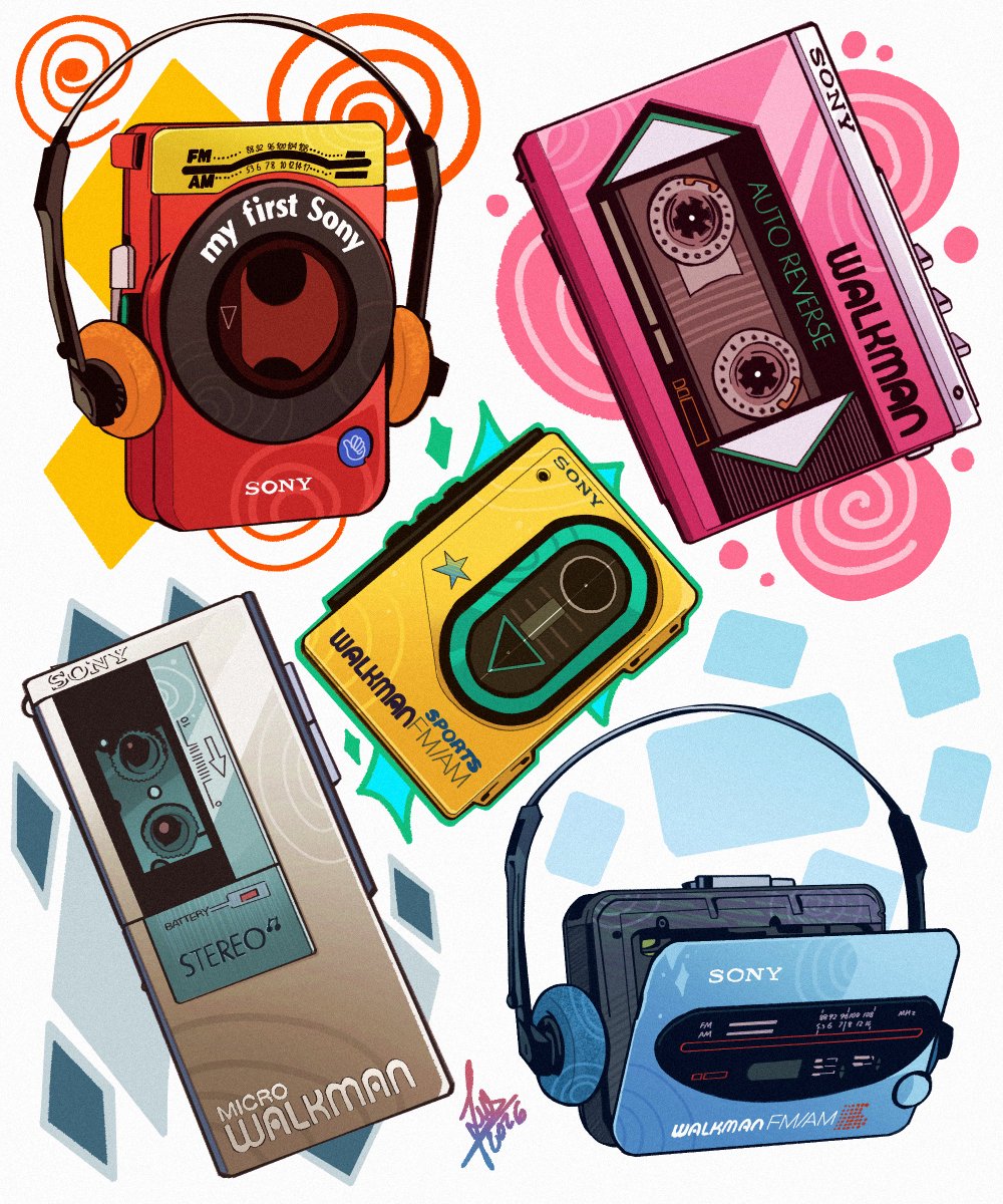 schumisnoopy's tweet image. drew a few walkmans